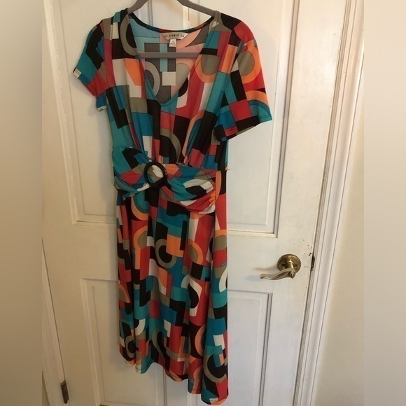 Aa Studio Dress Geometric